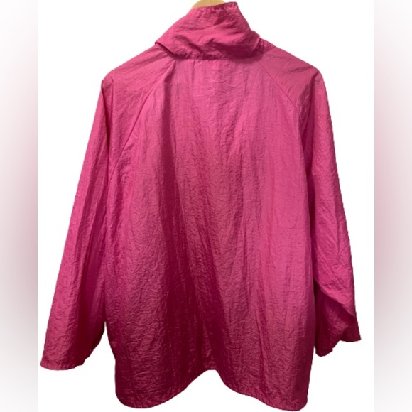Retro Nylon Windbreaker, BARBIE Dreamhouse Pink - Picture 3 of 10